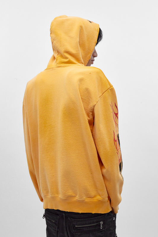 (RRH10222) Pyro Hoodie in Yellow  (5/30/26-DESC+IMG+MSRP) - Rock Revival®