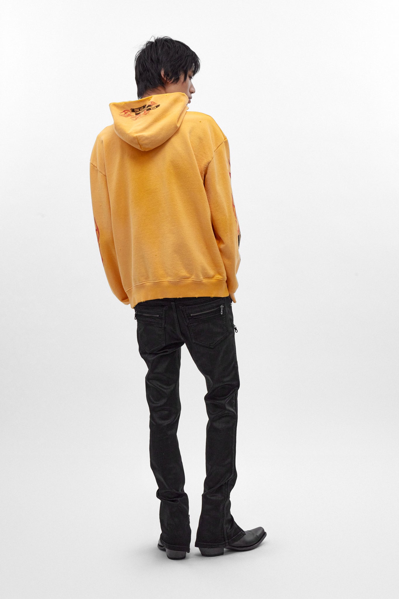 (RRH10222) Pyro Hoodie in Yellow  (5/30/26-DESC+IMG+MSRP) - Rock Revival®