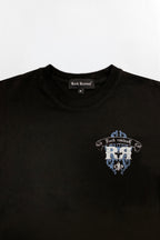 Cross Forme Tee in Black Dust/Pink/Blue