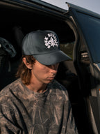 Rock Revival® Infernal Fleur Snapback Hat in Black Dust