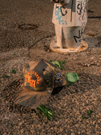 Rock Revival Orange LA Patchwork Adjustable Hat in Real Tree Camo