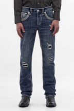Rylee Straight Jeans in Dark Blue