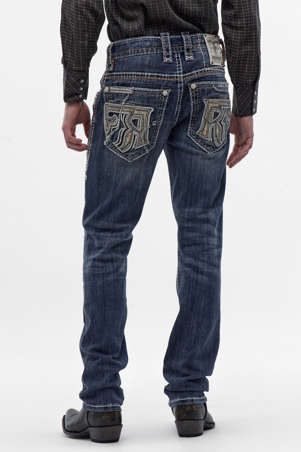 Rylee Straight Jeans in Dark Blue