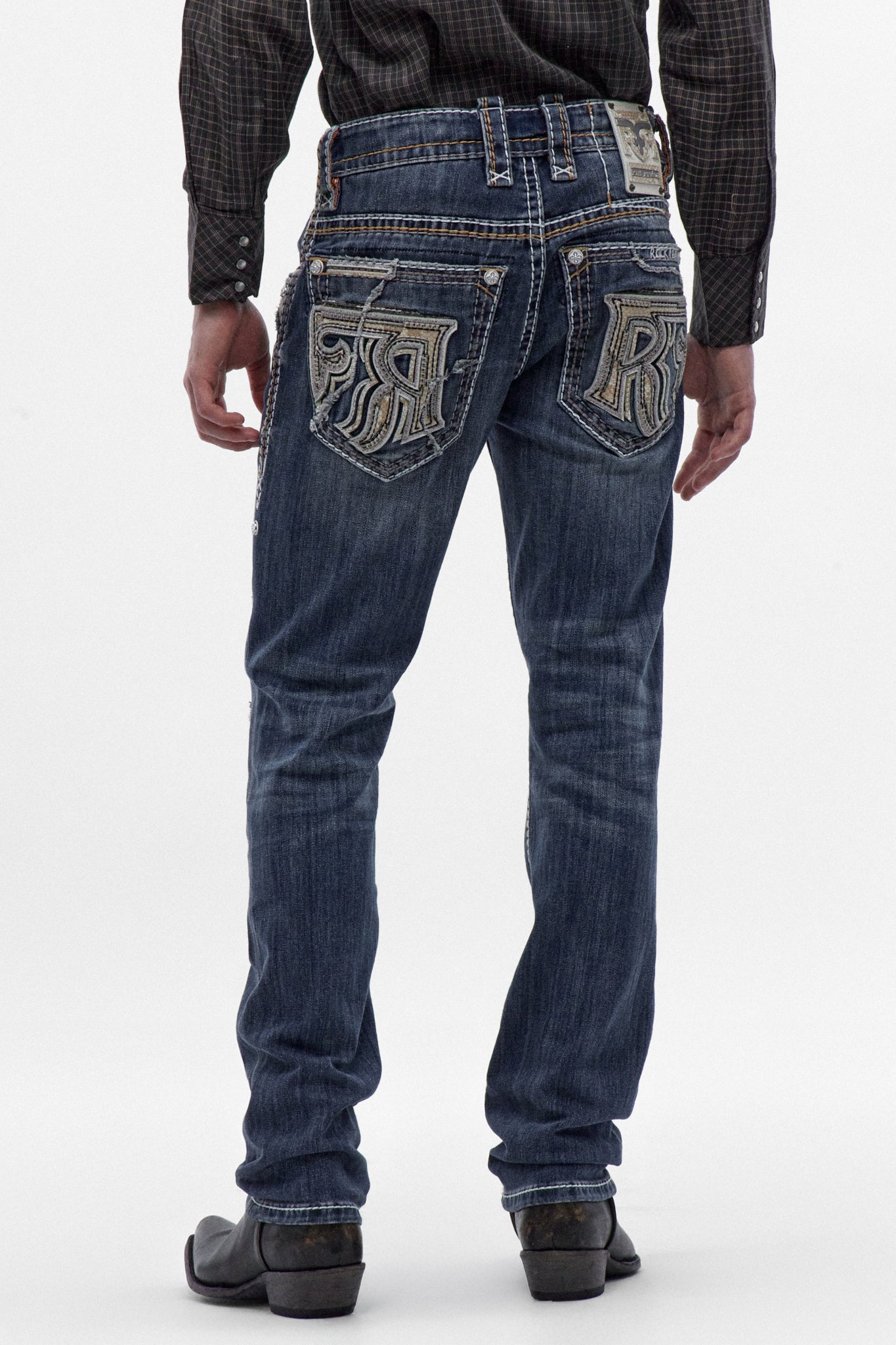 Rylee Straight Jeans in Dark Blue