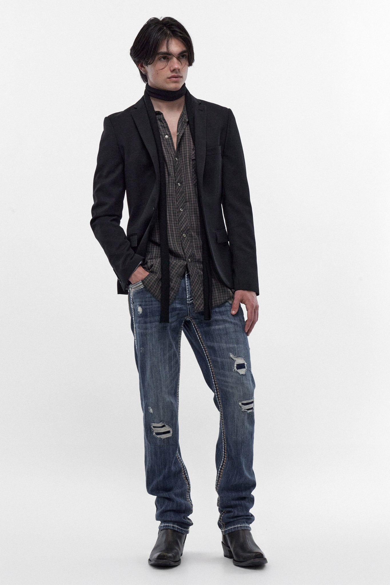 Rylee Straight Jeans in Dark Blue