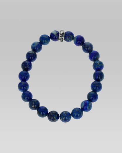 Twilight Blue Lapis Beaded Bracelet