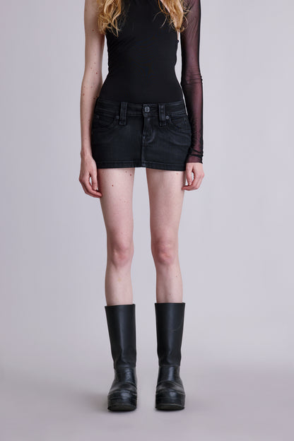 Gwen Super Low-Rise Mini Skirt - Rock Revival®