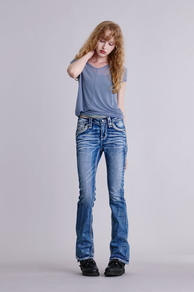 Jiselle Bootcut Jeans | Medium Wash | Rock Revival