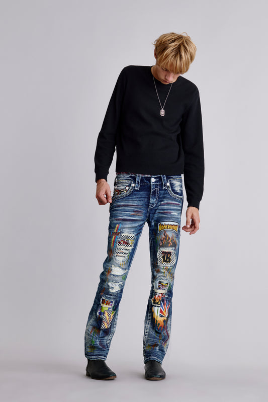Denny Straight Jeans - Rock Revival®