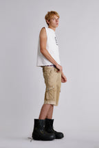 Khaki Cargo Shorts - Rock Revival®