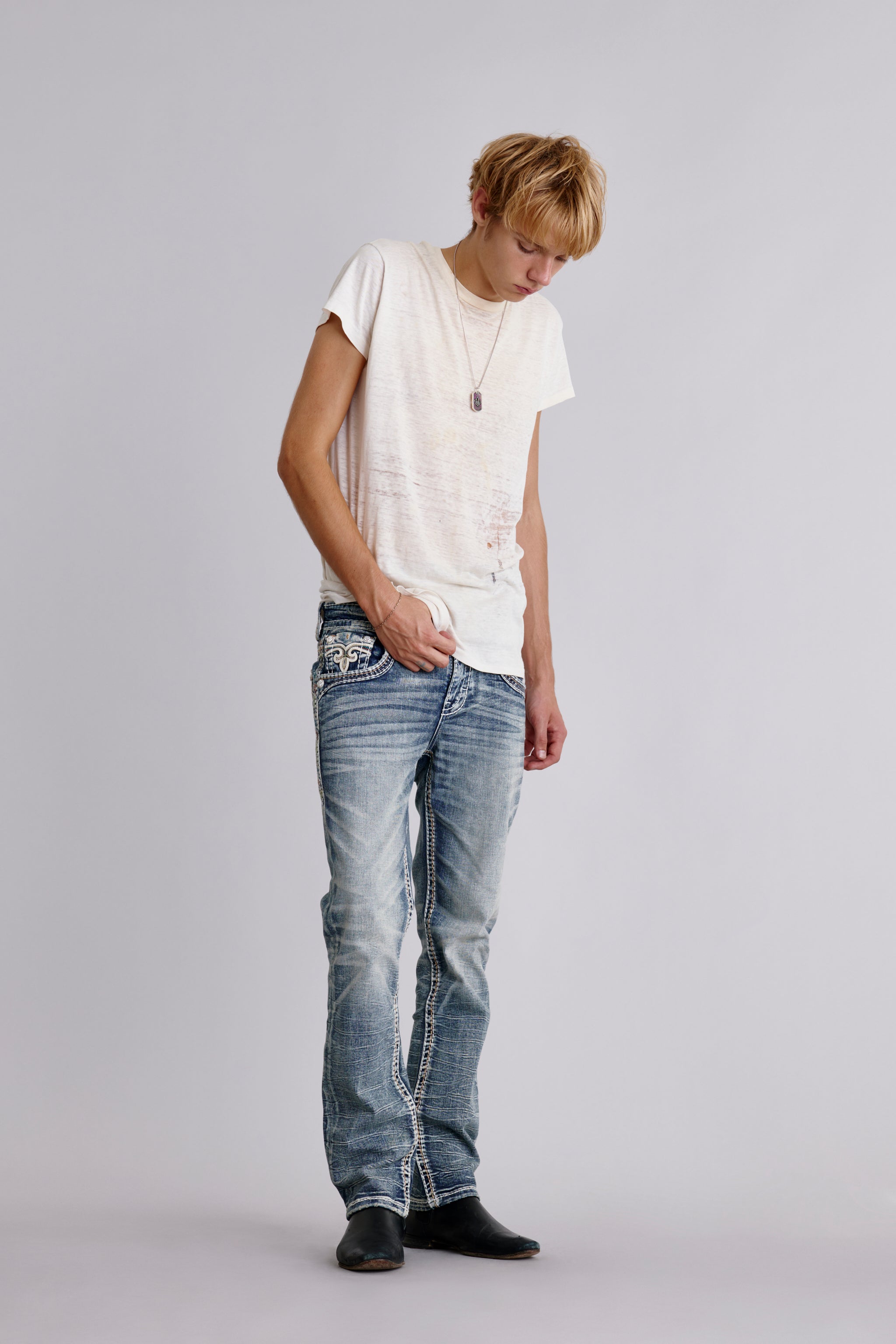 Ransom Straight Jeans | Medium Wash | Rock Revival