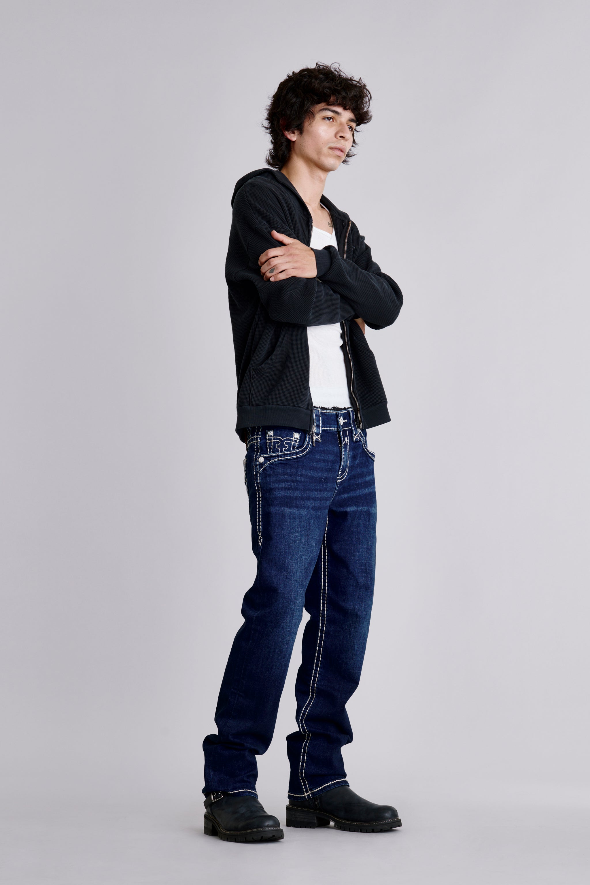 Titan Relaxed Straight Jeans - Rock Revival®
