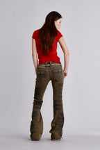 Alivia Low-Rise Flare Leg Jeans - Rock Revival®