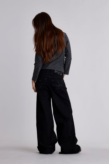 Alivia Oversized Wide-Leg Jeans - Rock Revival®