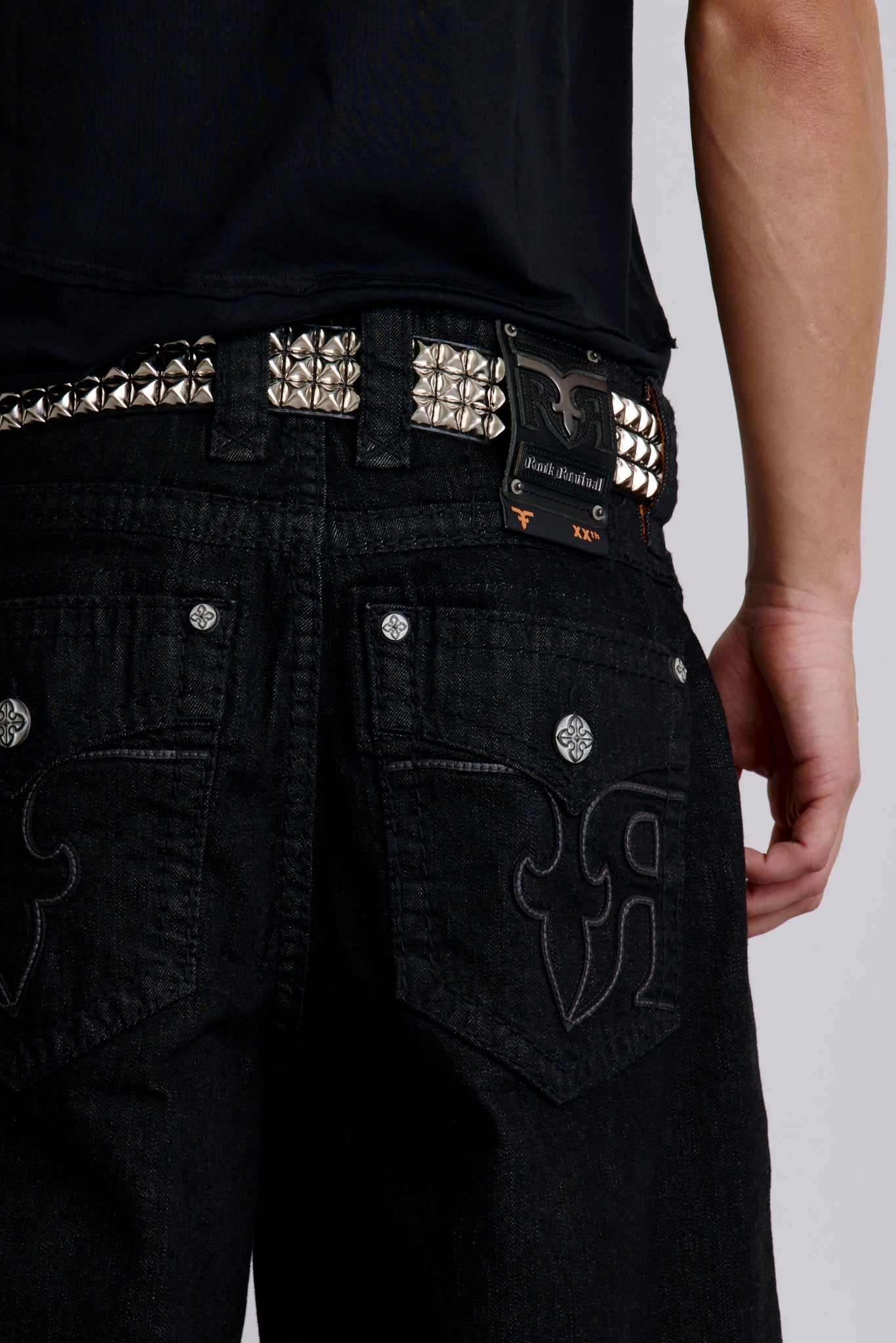 Newton Baggy 3 Jeans in Black – Rock Revival®
