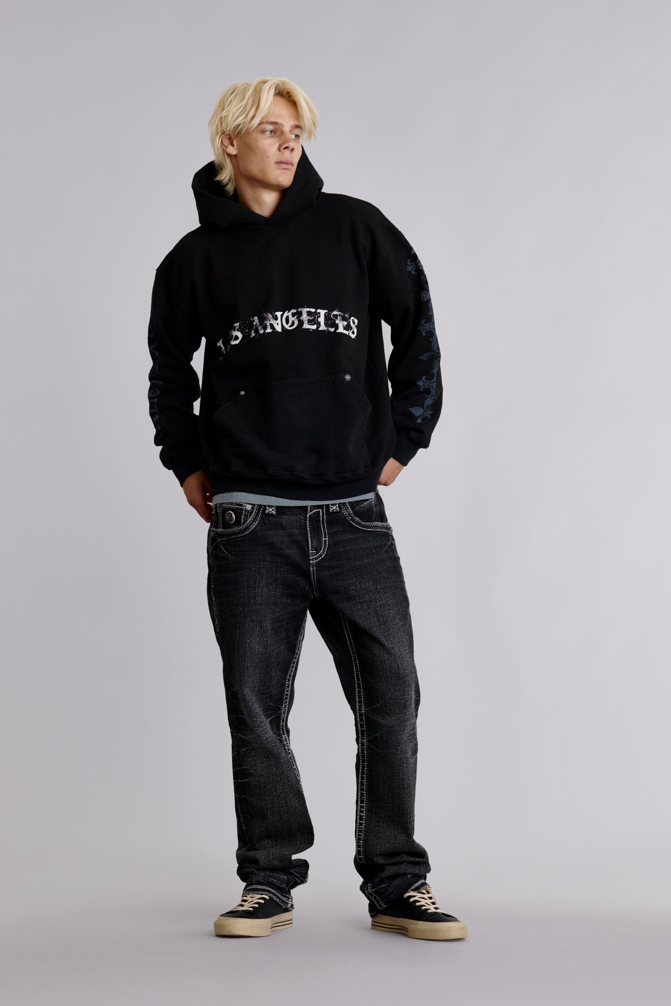 Angel Tour Hoodie in Black