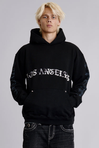 Angel Tour Hoodie in Black