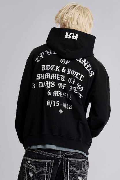 Angel Tour Hoodie in Black