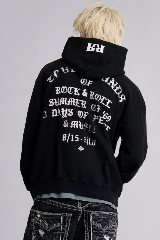 Angel Tour Hoodie in Black
