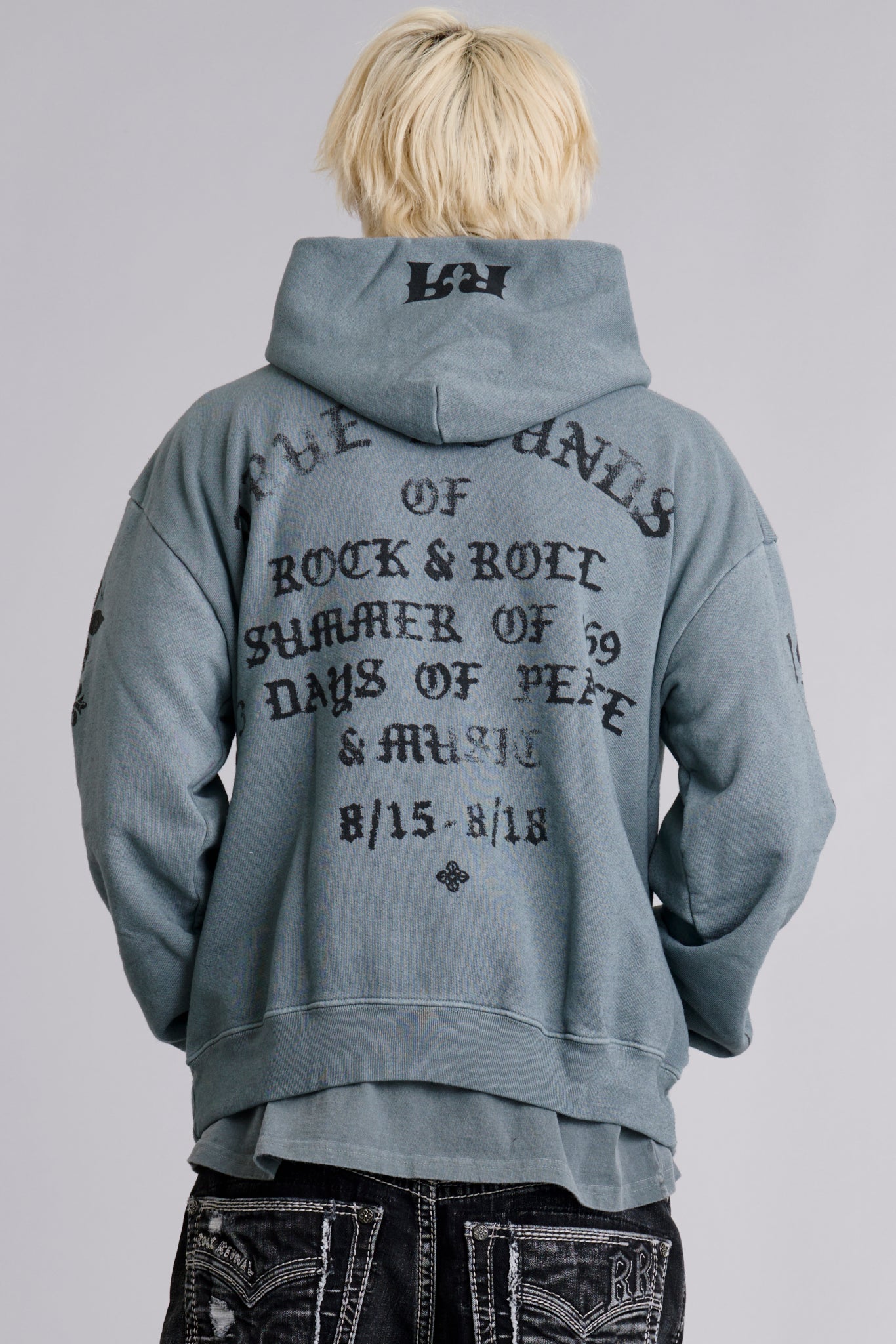 Angel Tour Hoodie in LA Gray - Rock Revival®