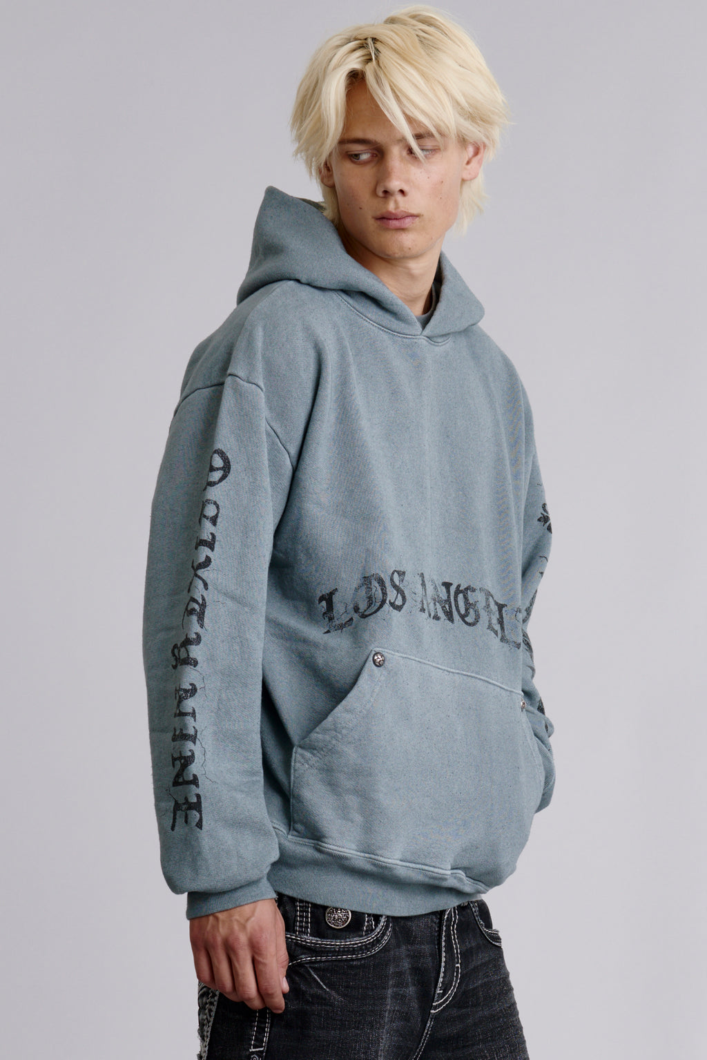 Angel Tour Hoodie in LA Gray - Rock Revival®