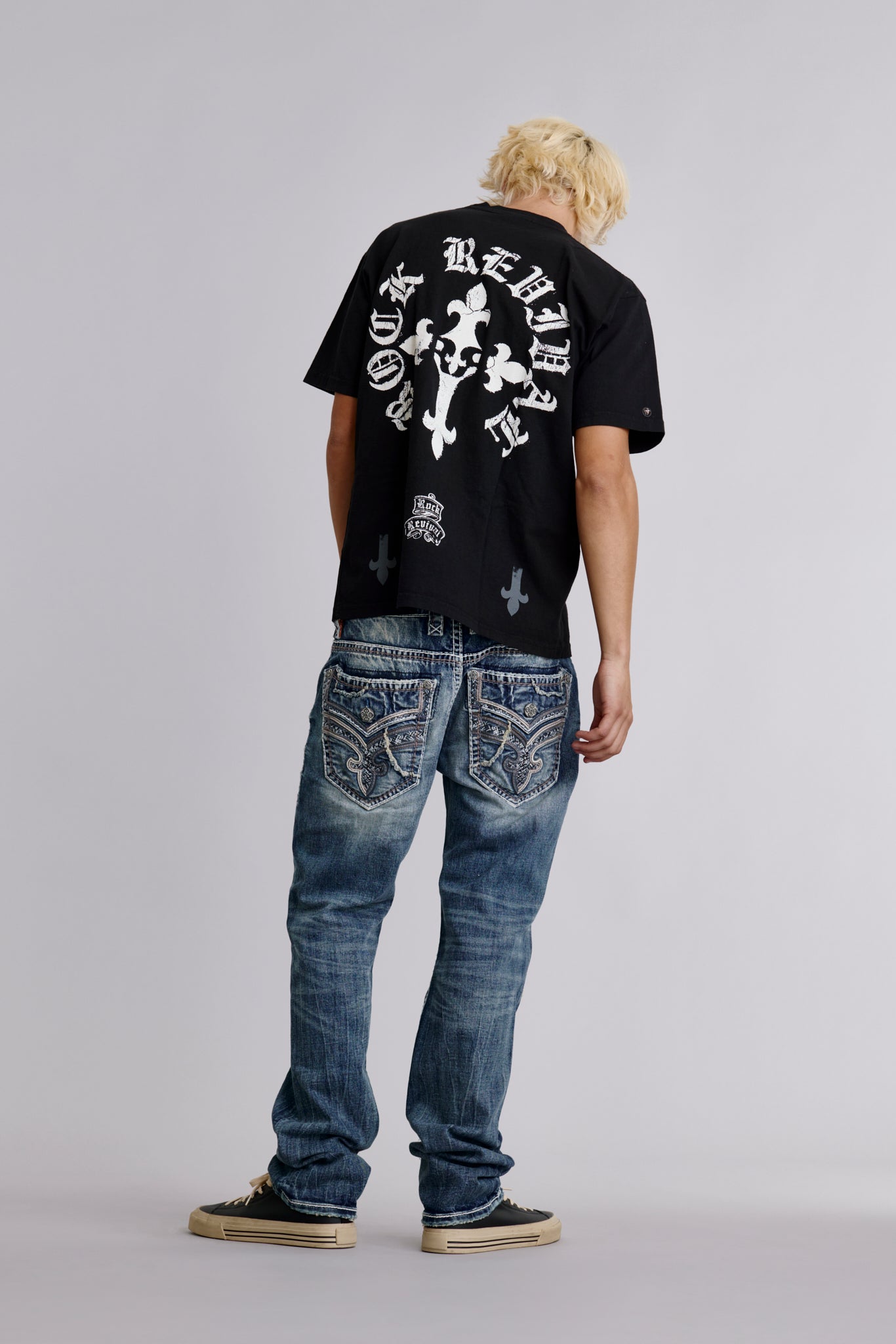 Eternal Tee in Black - Rock Revival®