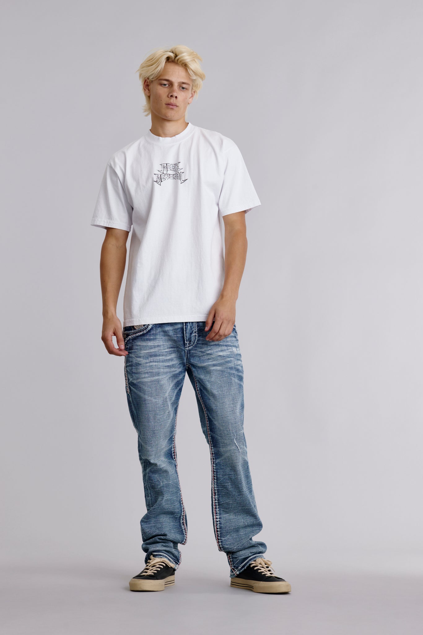 Manifest tee in White - Rock Revival®