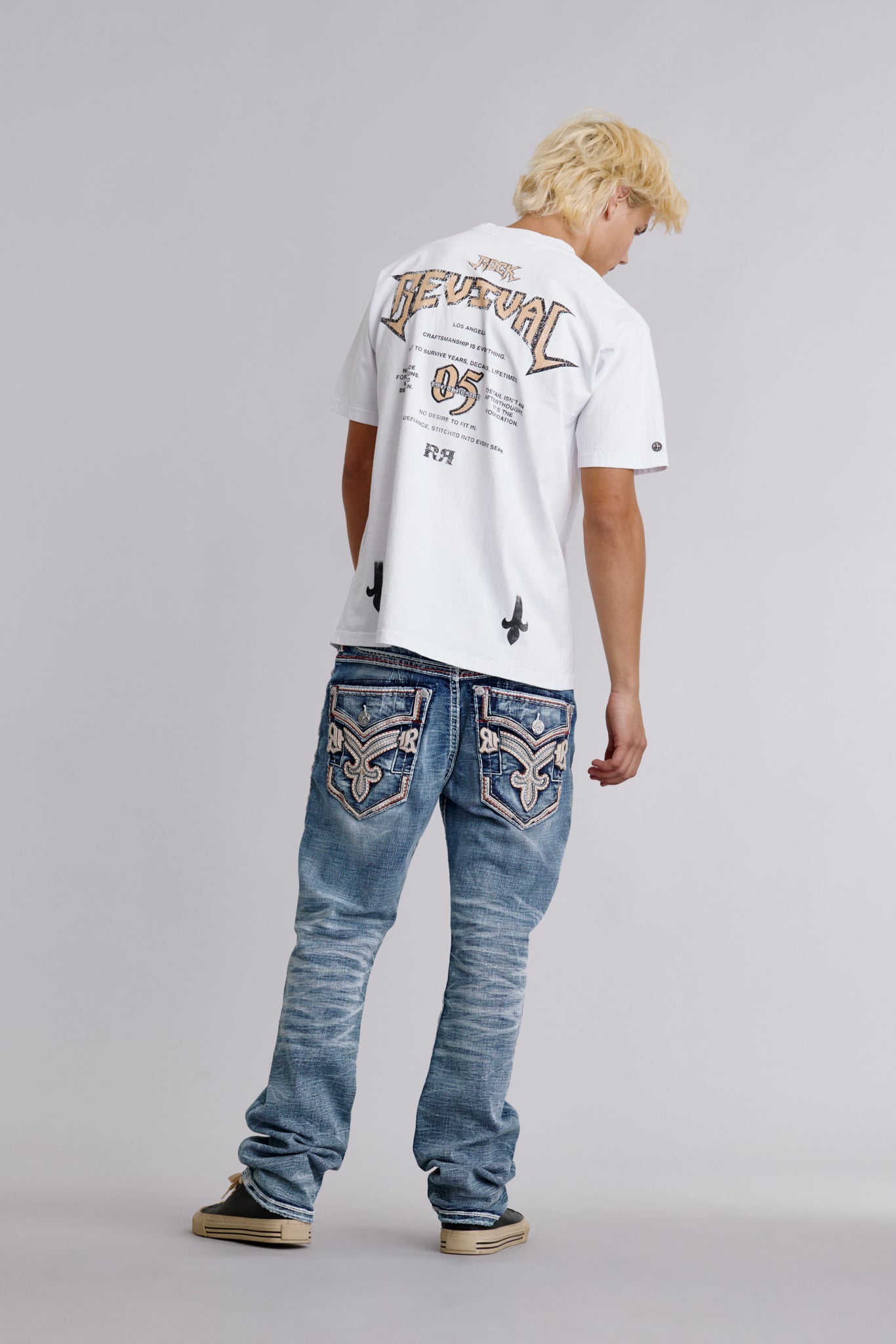 Manifest tee in White - Rock Revival®