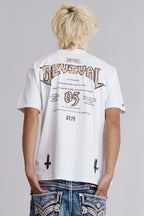 Manifest tee in White - Rock Revival®