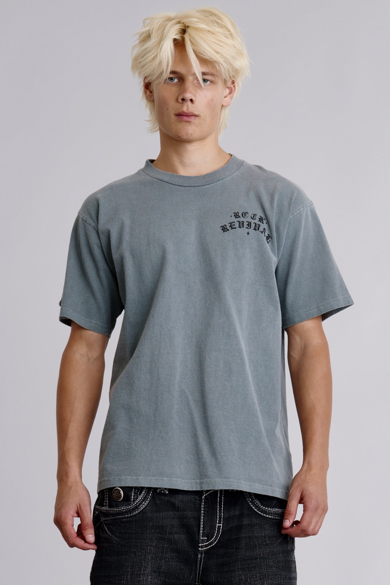Summer of '69 Tee in LA Gray - Rock Revival®