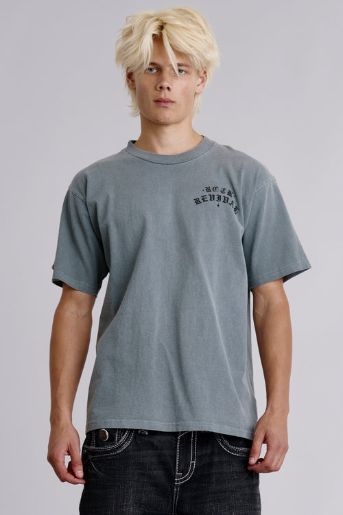 Summer of '69 Tee in LA Gray - Rock Revival®