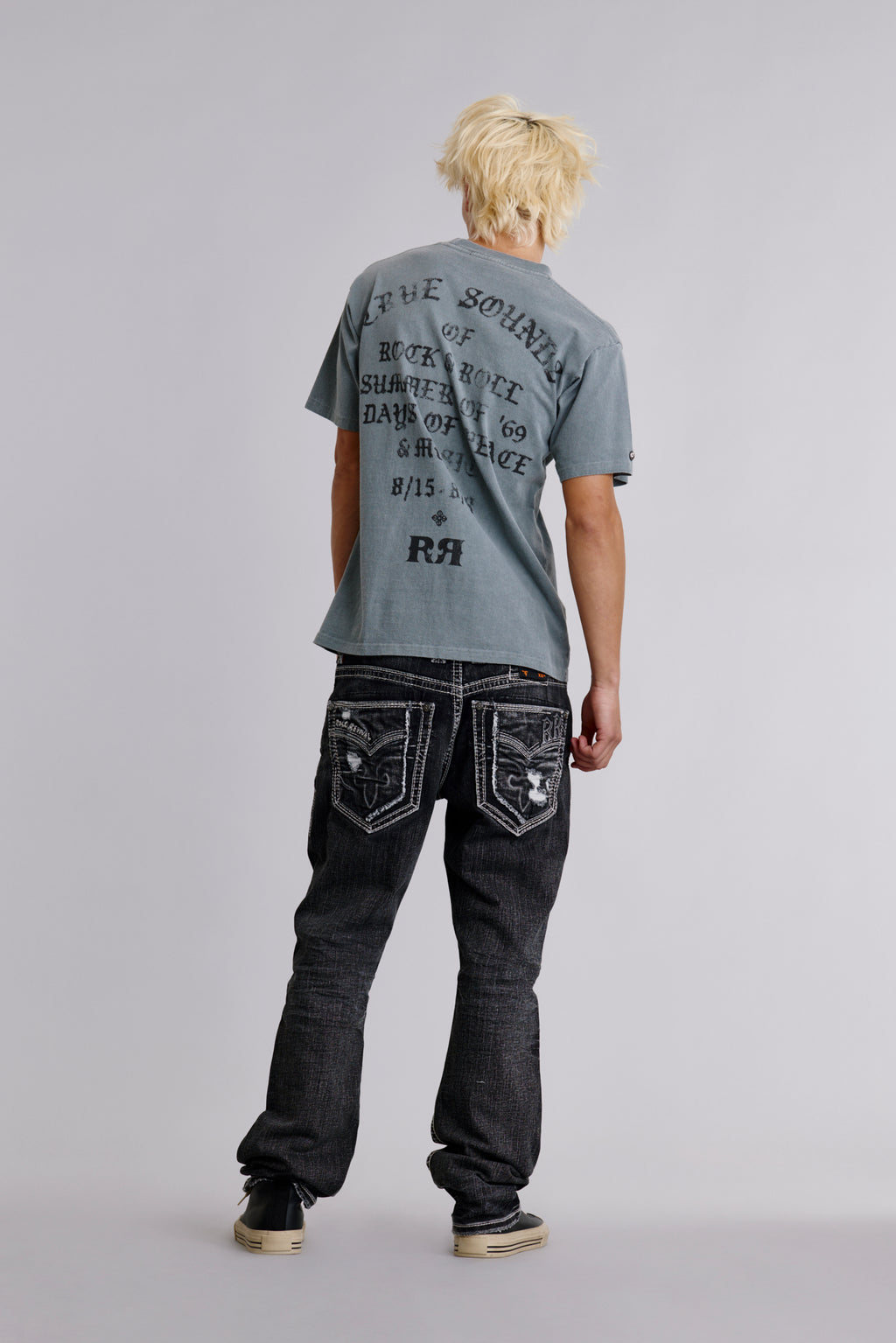 Summer of '69 Tee in LA Gray - Rock Revival®
