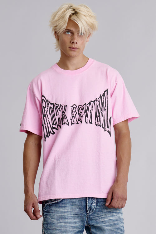 Soundwave Tee in Pink - Rock Revival®