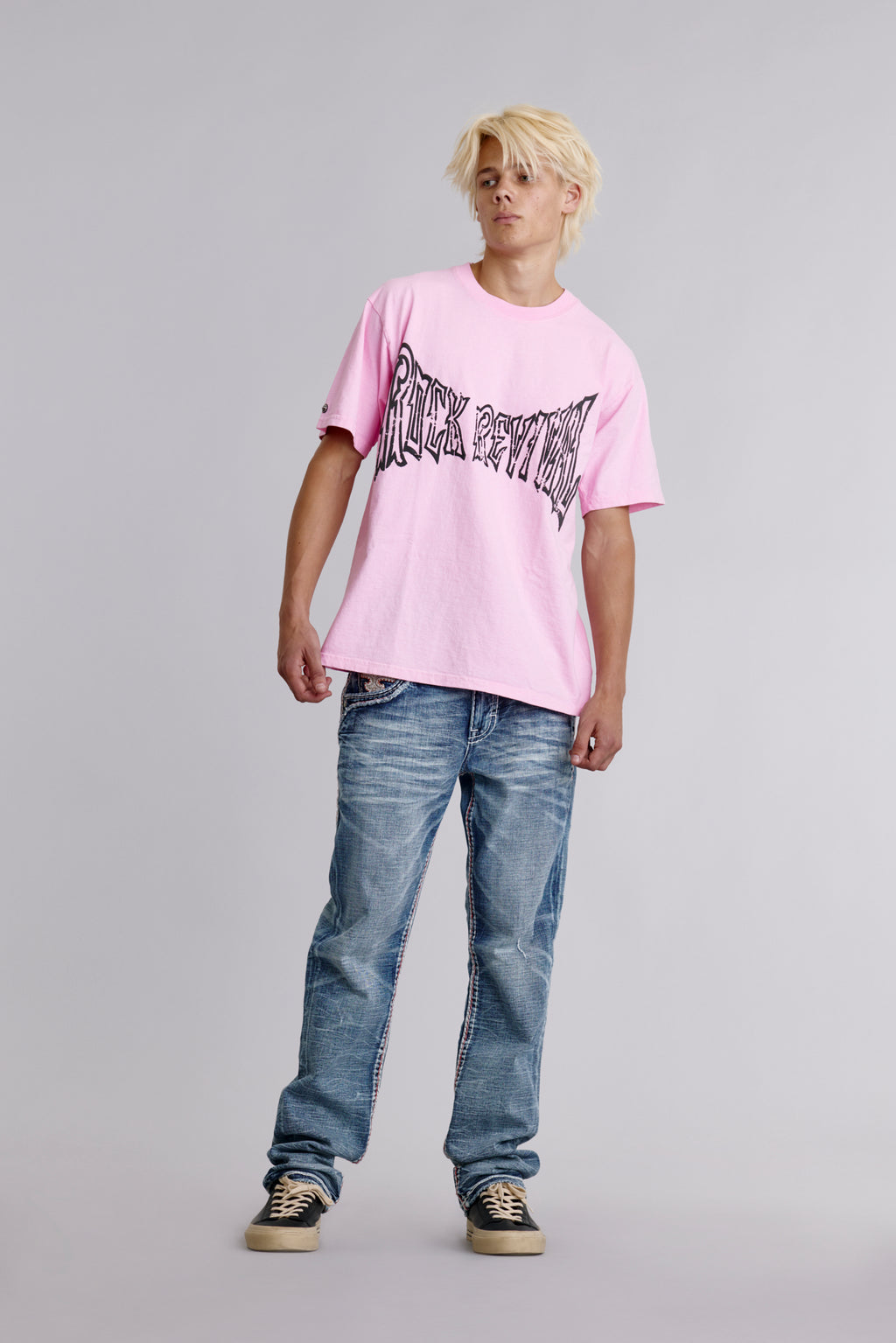 Soundwave Tee in Pink - Rock Revival®