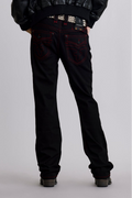 Clark Relaxed Straight in Black/Red