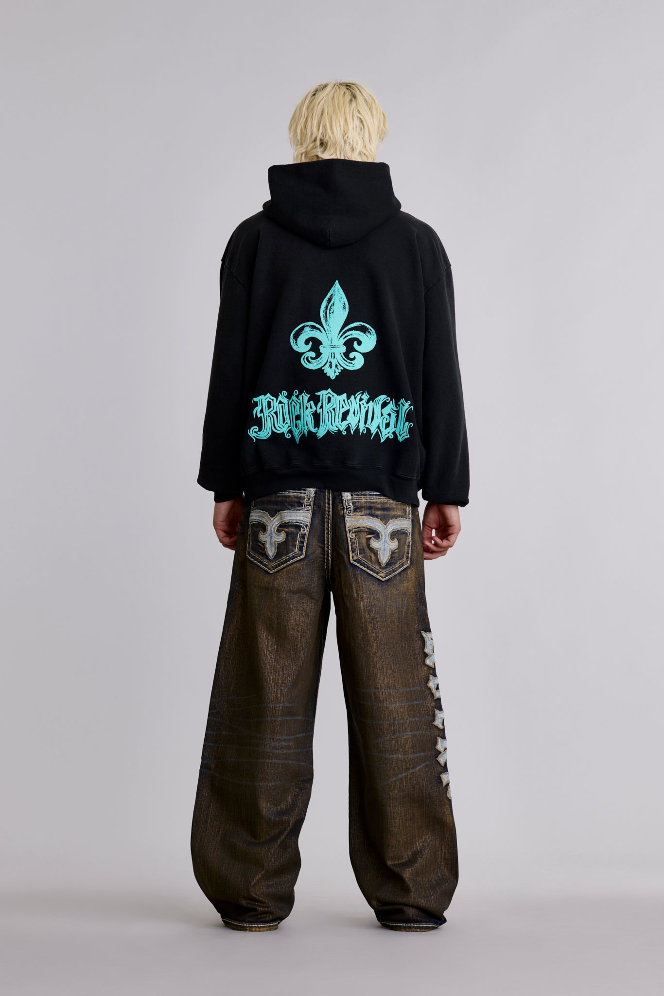 Infernal Wings Hoodie in Black - Rock Revival®