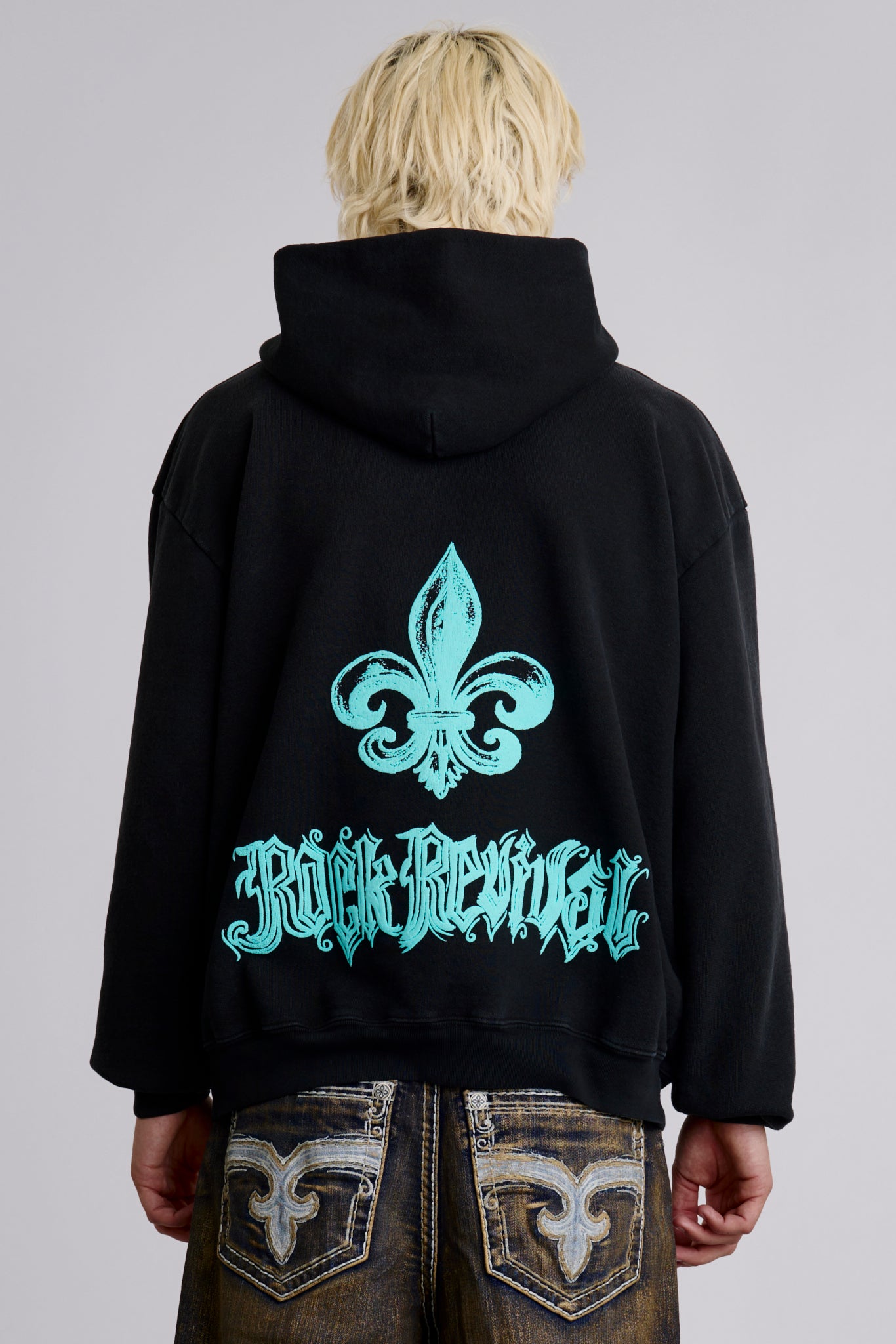 Infernal Wings Hoodie in Black - Rock Revival®