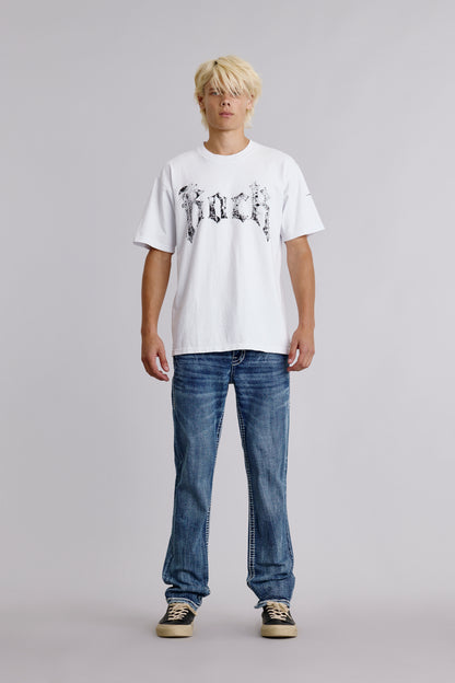 Rock Tee in White - Rock Revival®