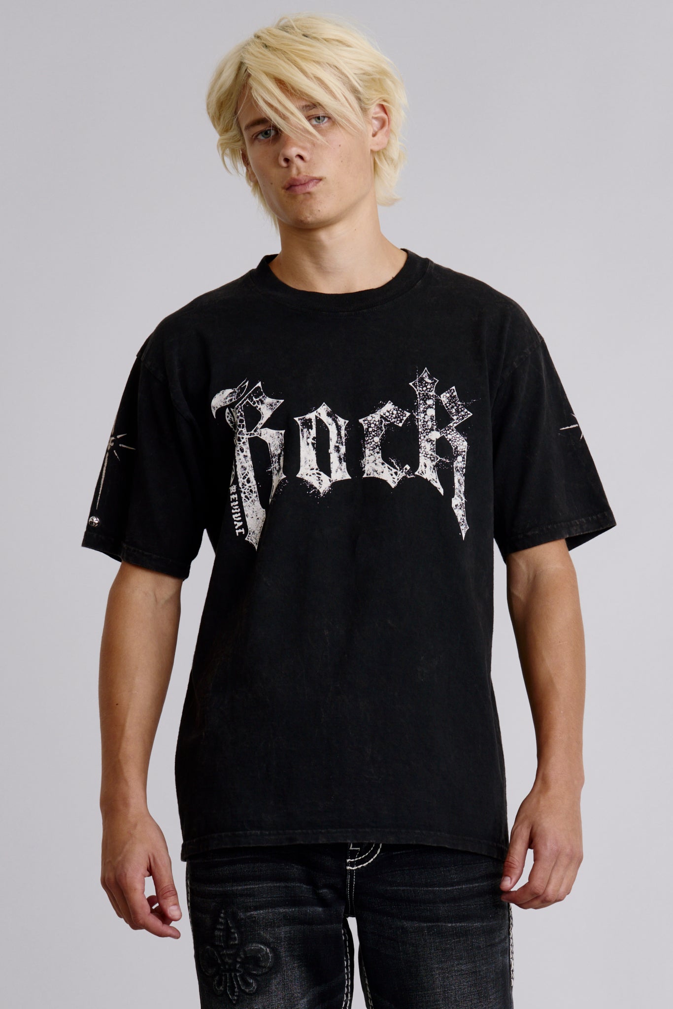 Rock Tee in Black - Rock Revival®