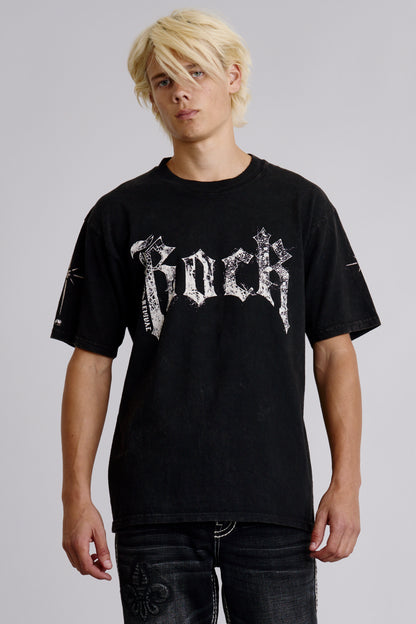 Rock Tee in Black - Rock Revival®