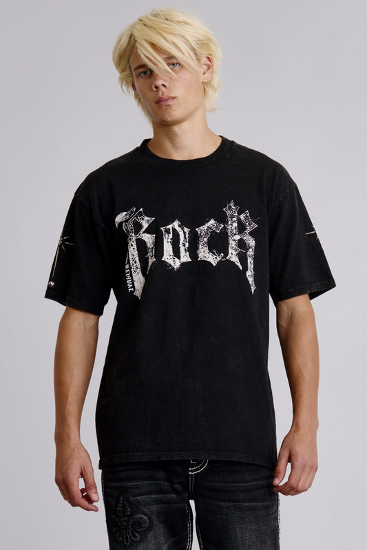 Rock Tee in Black - Rock Revival®