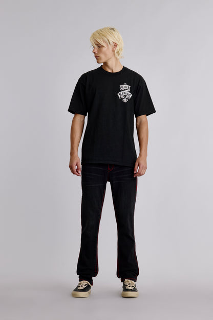 Rock Revival Crest Tee in Black - Rock Revival®