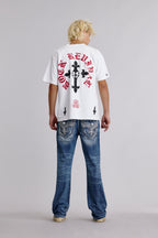 Eternal Tee in White - Rock Revival®