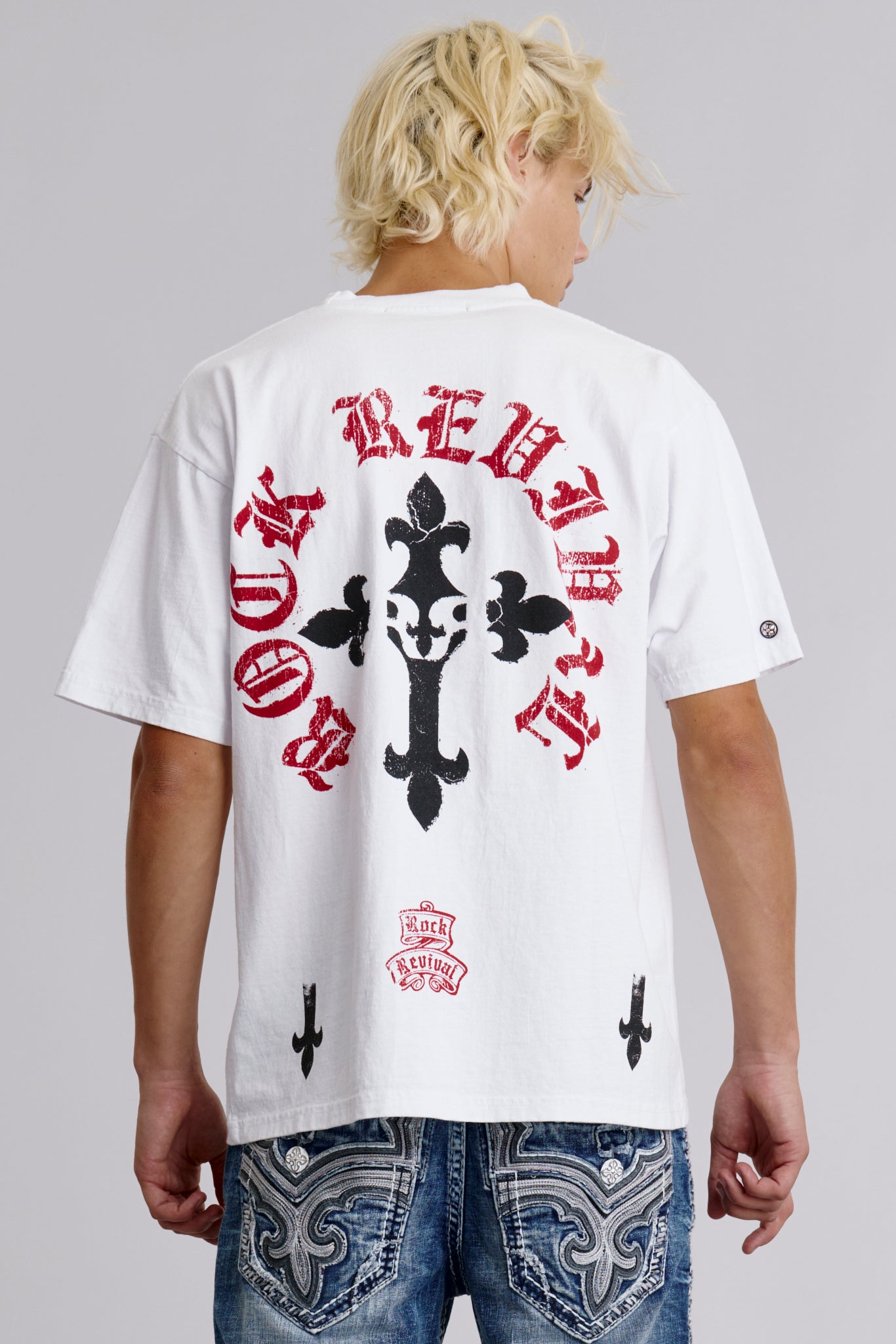 Eternal Tee in White - Rock Revival®