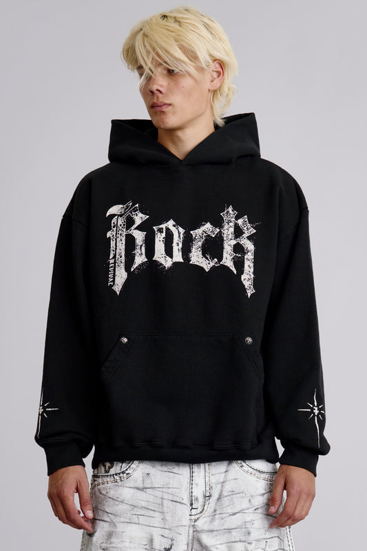 Rock Hoodie in Black - Rock Revival®