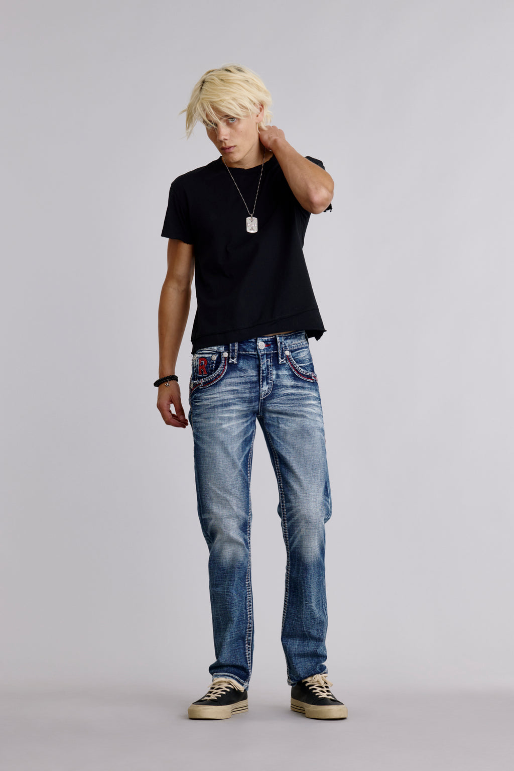 Reggie Straight Jeans | Medium Wash | Rock Revival