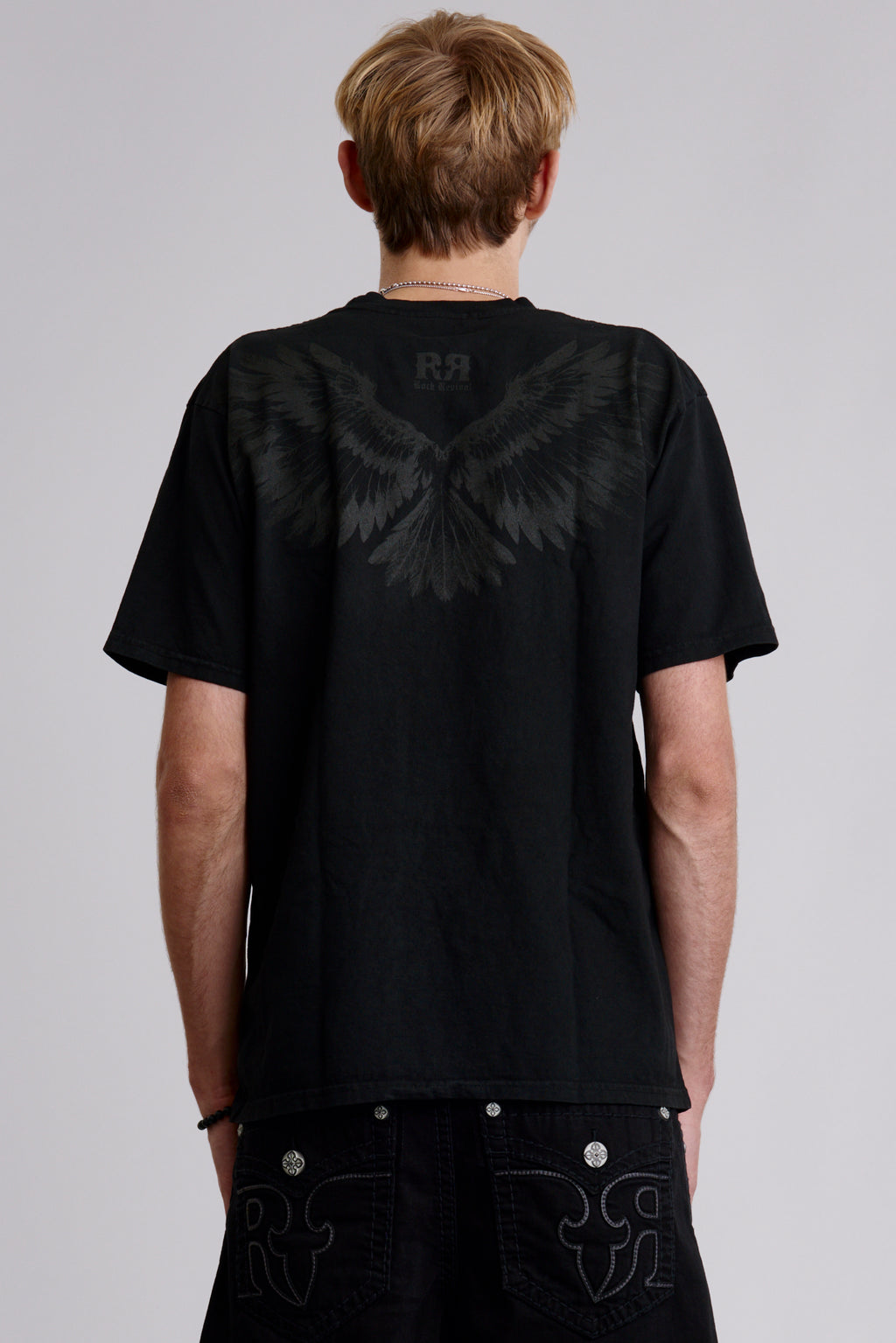 Soundwave Tee in Black - Rock Revival®