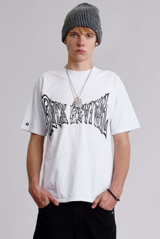 Soundwave Tee in White