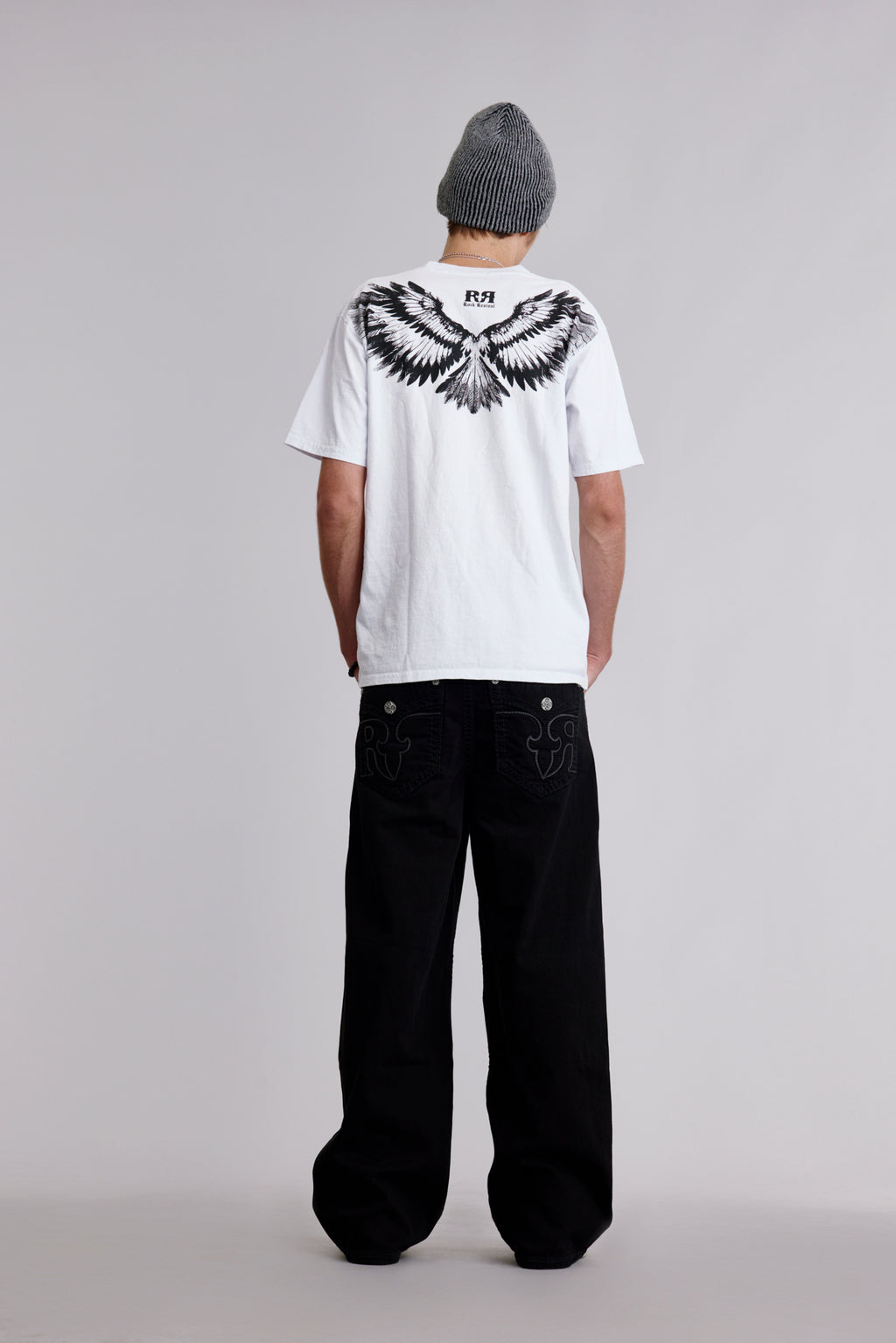 Soundwave Tee in White - Rock Revival®