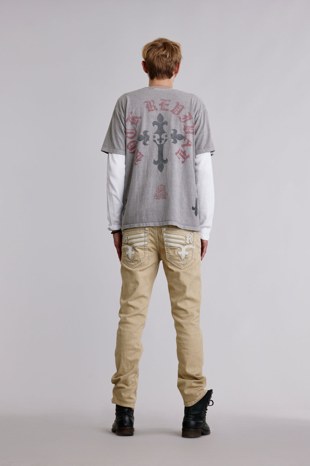 Eternal Tee in Weathered Grey - Rock Revival®